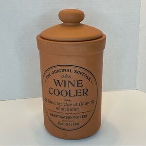 Vintage Henry Watson Pottery Terracotta Wine Cooler Canister